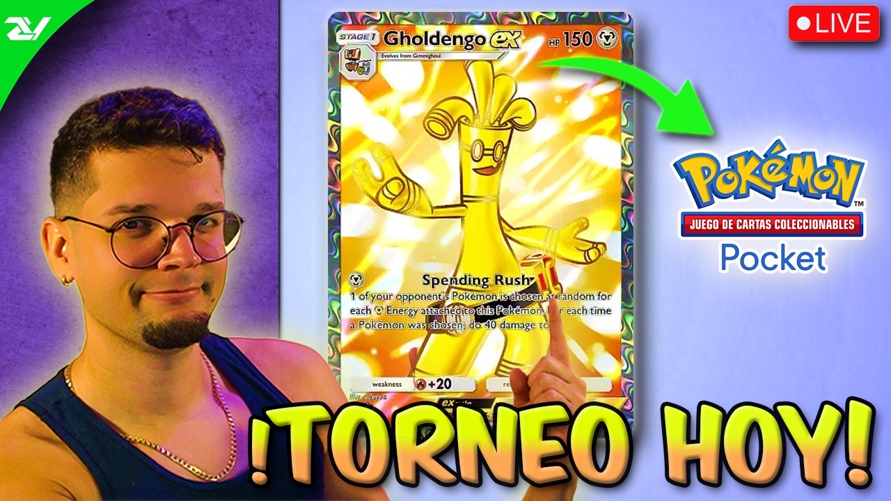 Torneo HOY con Gholdengo EX en Pokemon TCG Pocket