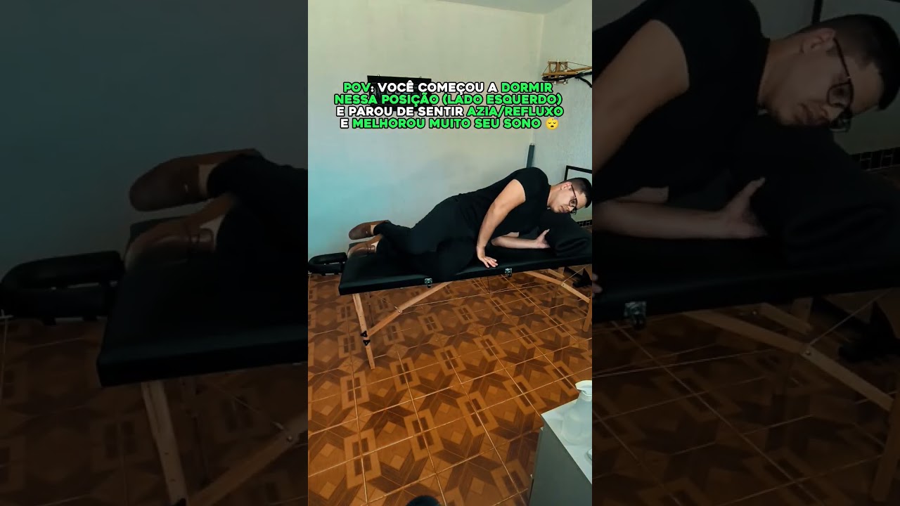 Voc&ecirc; dorme nessa posi&ccedil;&atilde;o? ent&atilde;o saiba que deveria! 😱 #refluxo #azia #gastrite #saude