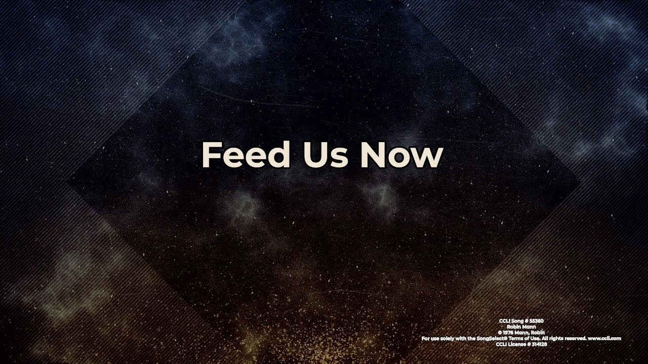 Feed Us Now | Praise Song | Lyrics