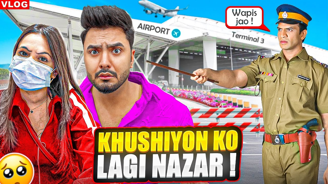 Khushiyon ko lgi buri nazar😢airport pe fas gye || Goa vlog