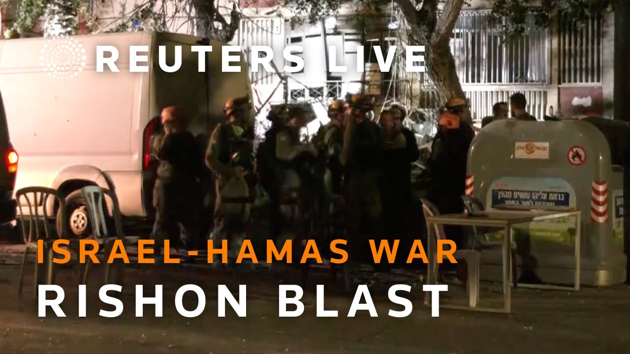LIVE: Scene of blast in Rishon Lezion, south of Tel Aviv