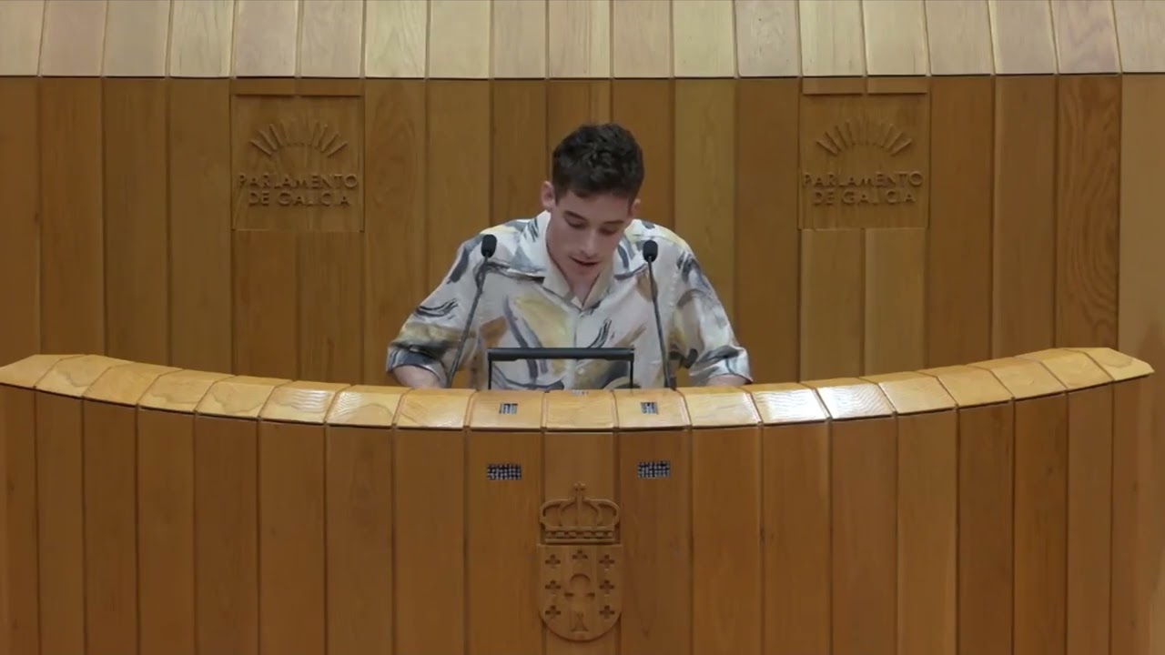 Discurso de Anton Fontao Saavedra en el Parlamento Galicia