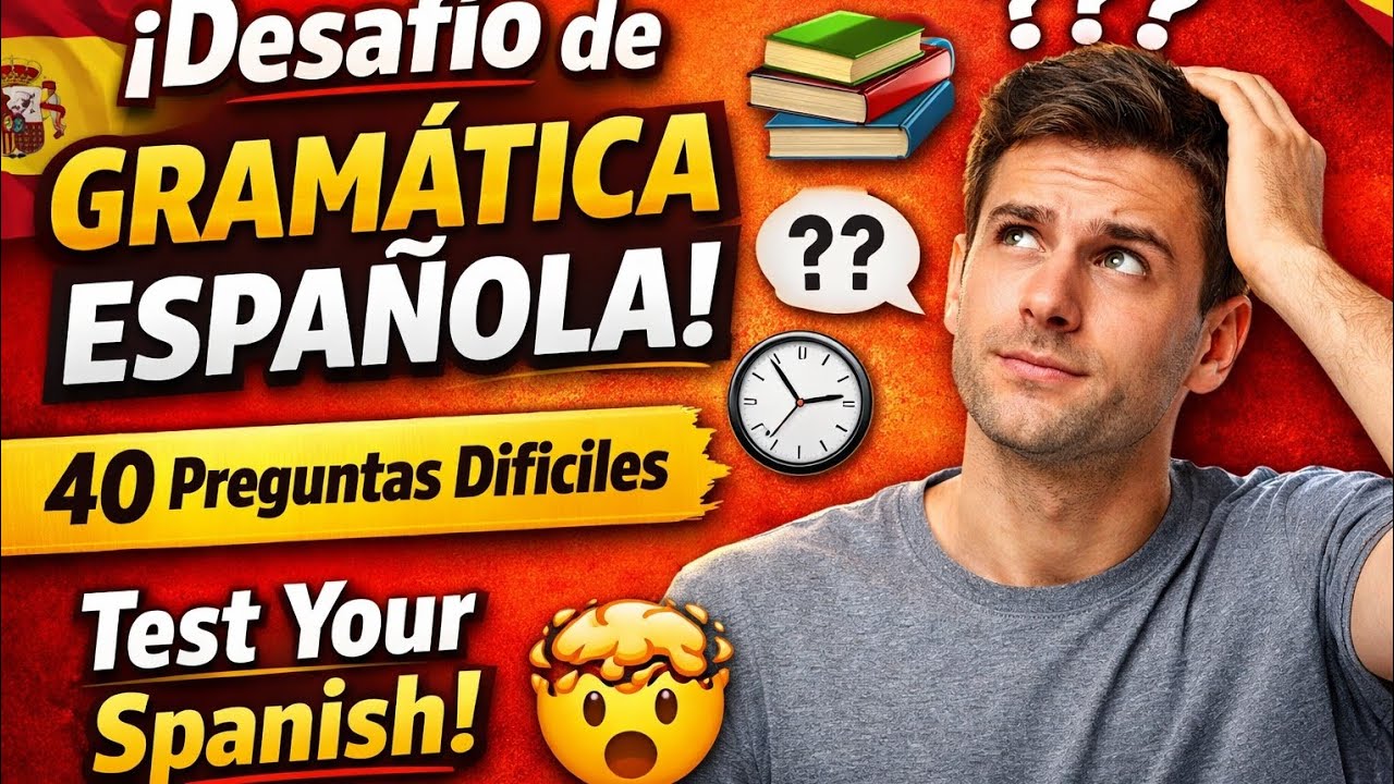 “¡Desafío de Gramática y Tiempos en Español! | Mixed Spanish Grammar & Tense Quiz”