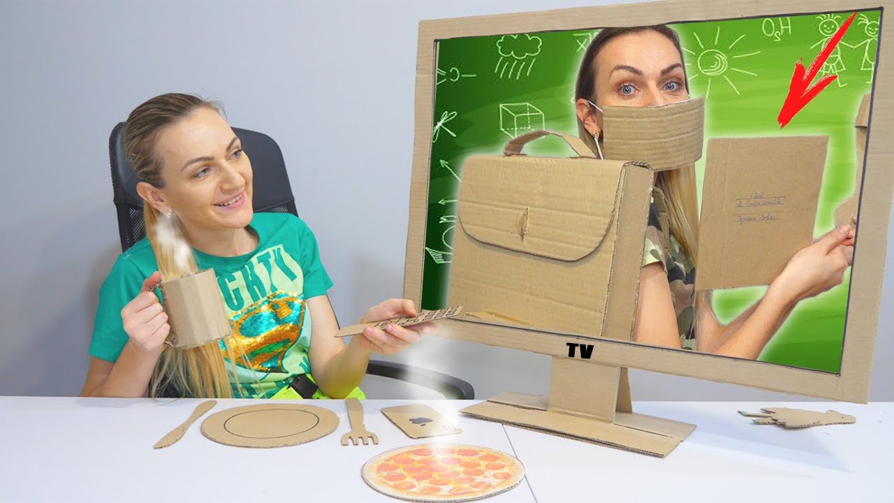 Obiecte din Carton vs Reale | DIY Idei de GLUME Partea 2