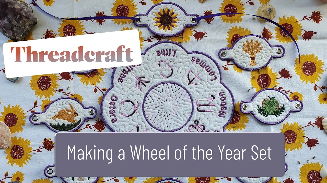 Threadcraft | Crafting Wheel of the Year Candle Wraps… 3rd Time’s the Charm! 🔥✨