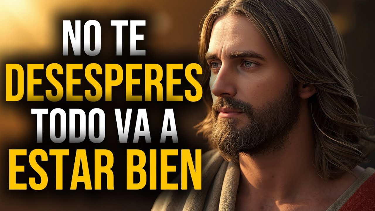 DIOS TE DICE HOY: NO TE DESESPERES, todo va a estar bien