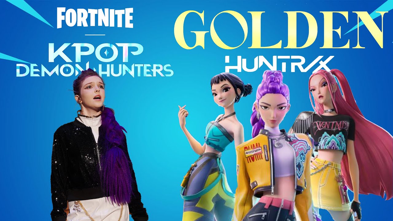 Golden FORTNITE Version!!! KPOP Demon Hunters by Miriam (11) 
