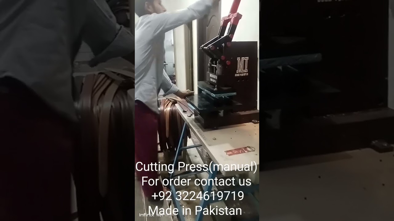 Leather Cutting Press (manual)