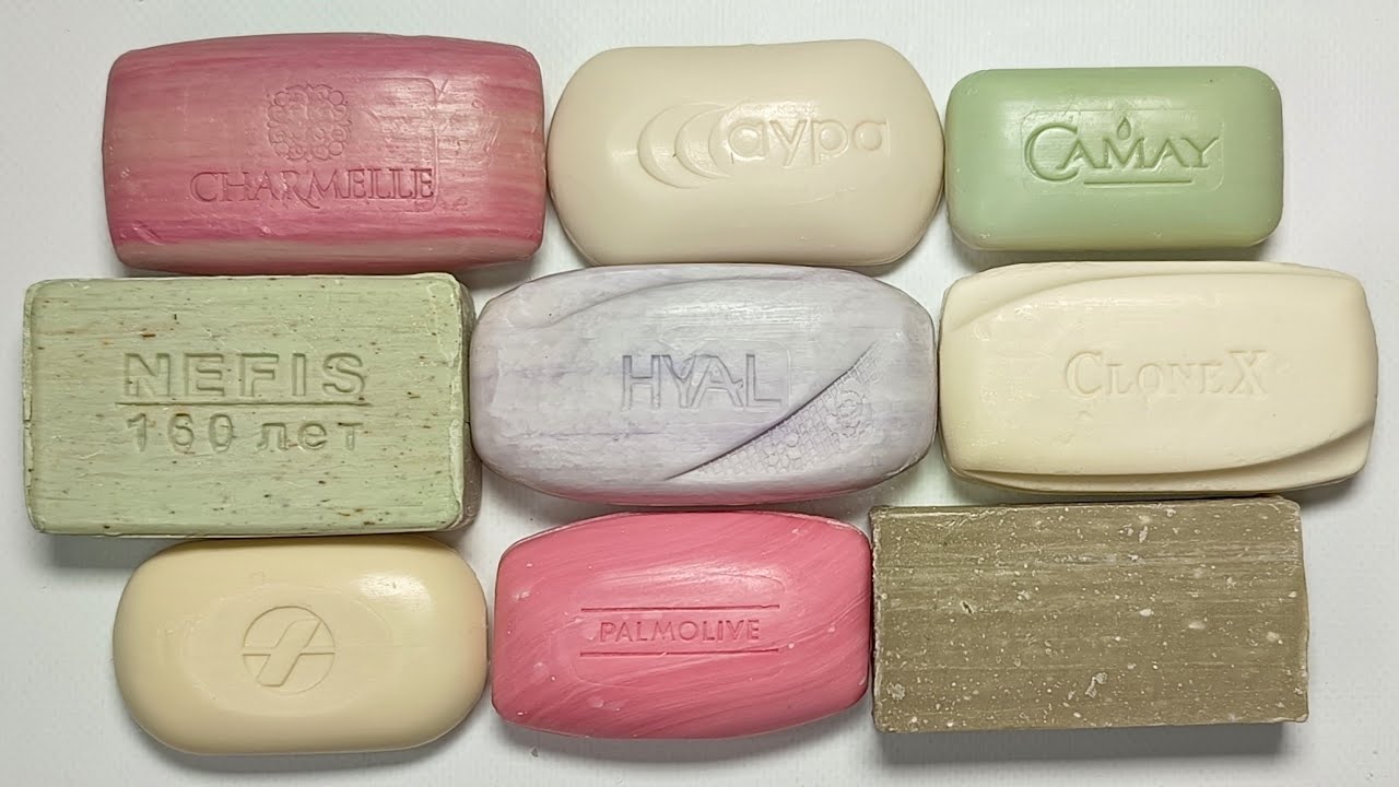 Cutting dry soap 🧼 Satisfying ASMR video 💤  Резка сухого мыла. Video for sleep