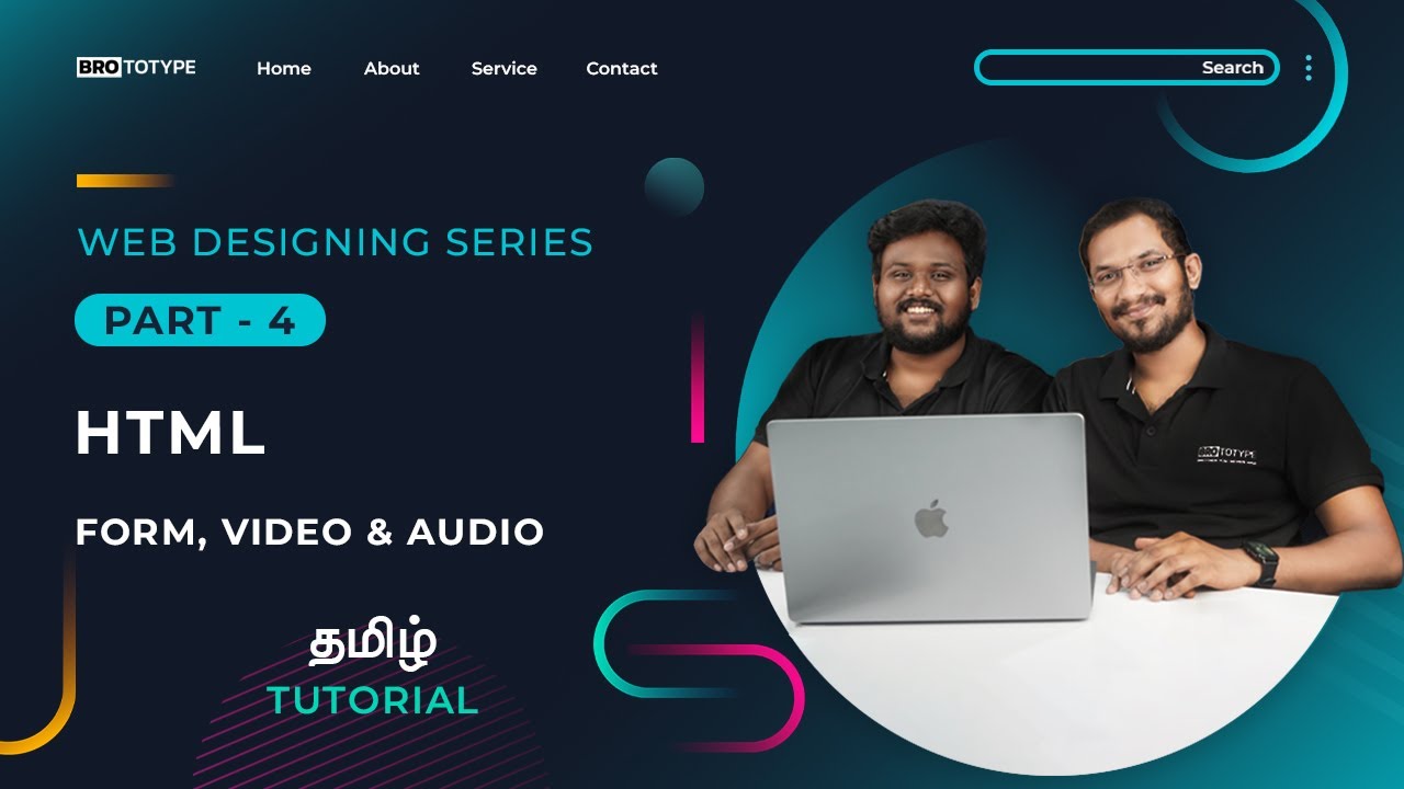 Part 4 | Form, Video & Audio | Web Designing Series Tamil Tutorial