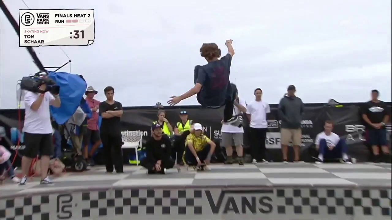 1st Place Run, Tom Schaar 90.26 | Sydney, 2017 Pro Tour | Vans Park Series