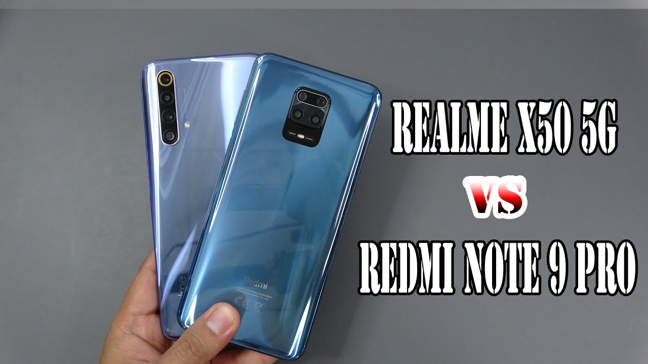 Realme X50 5G vs Xiaomi Redmi Note 9 Pro | SpeedTest and Camera comparison