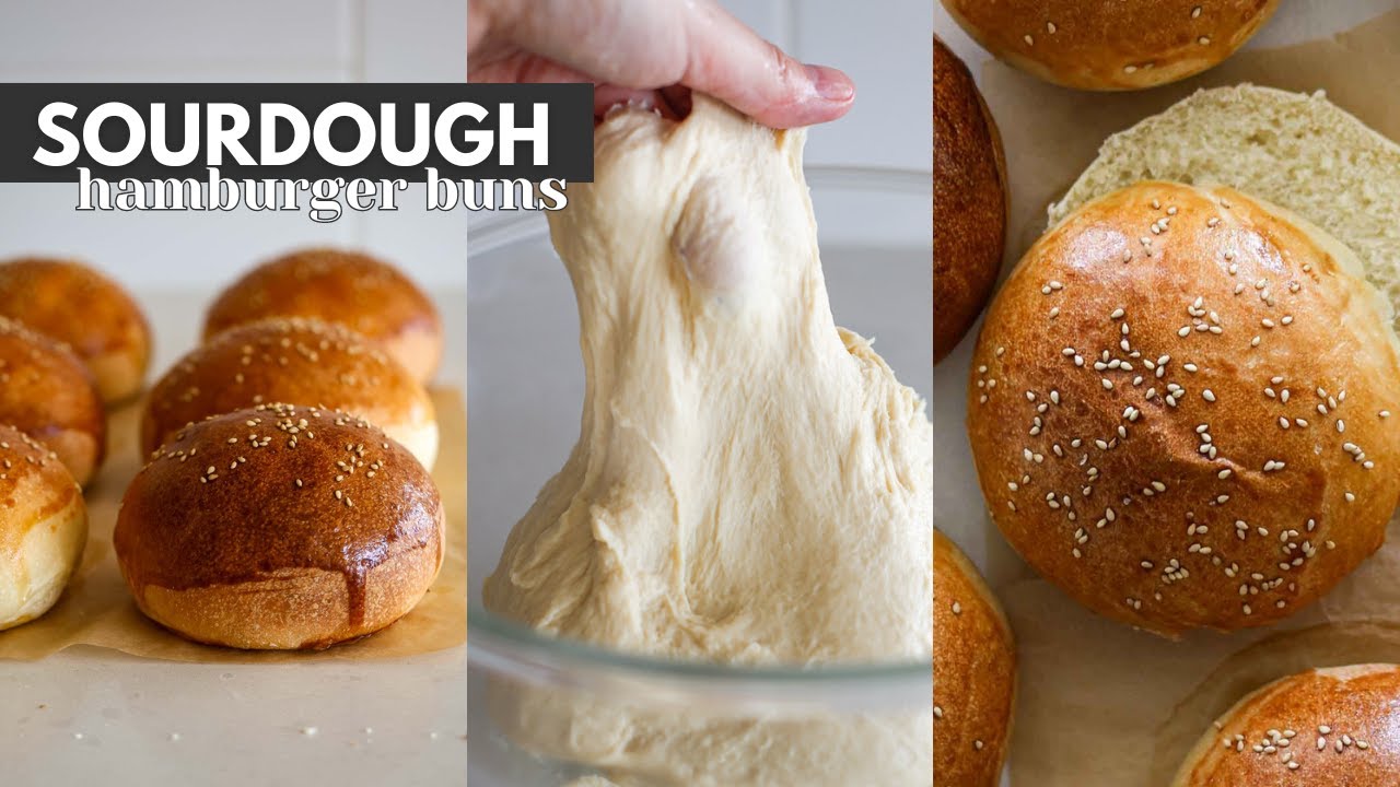 Sourdough Hamburger Buns