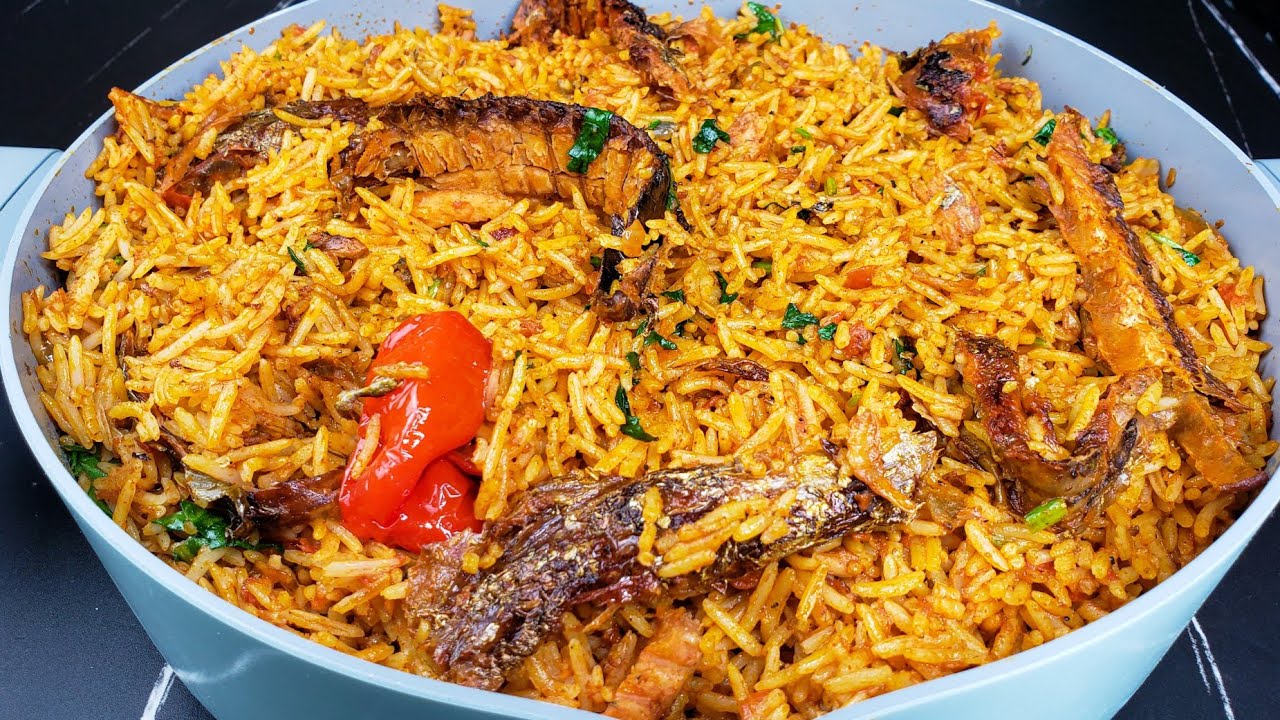 The Best Concoction Rice Recipe Ever. Palm Oil Rice Recipe.