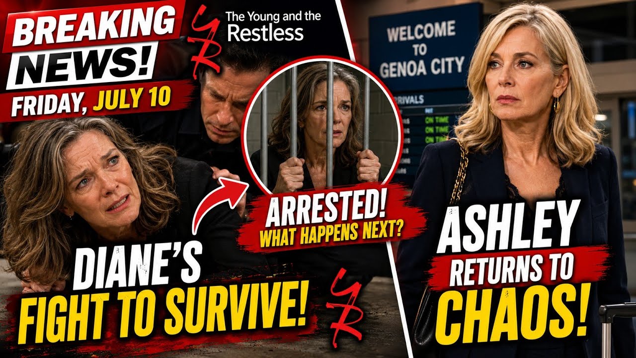 Y&R Spoilers Friday, July 10: Diane&rsquo;s Fight to Survive &ndash; Ashley Returns to Chaos -- Gossip Point