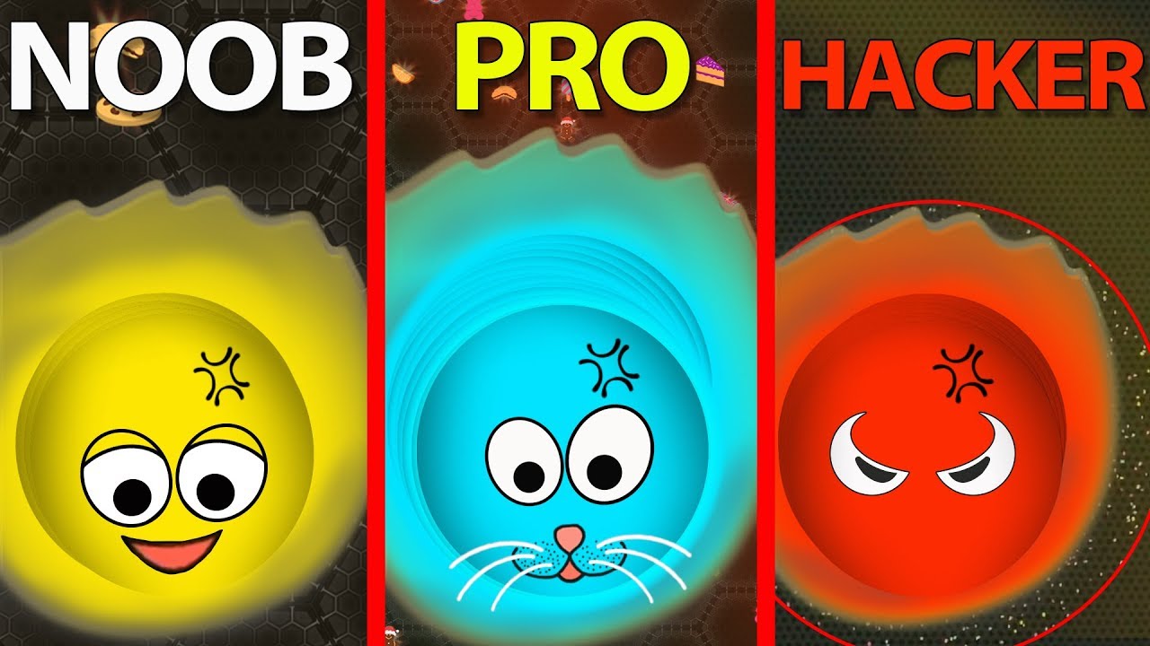 Wormate.io © NOOB vs PRO vs HACKER .EXE 2019
