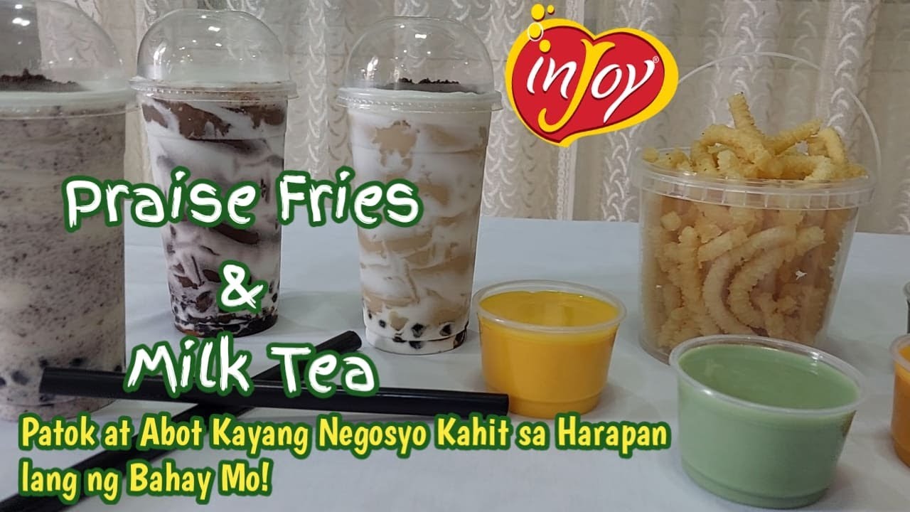 Abot Kayang Milk Tea and French Fries Business Using inJoy Products | Patok na Negosyo Ngayon