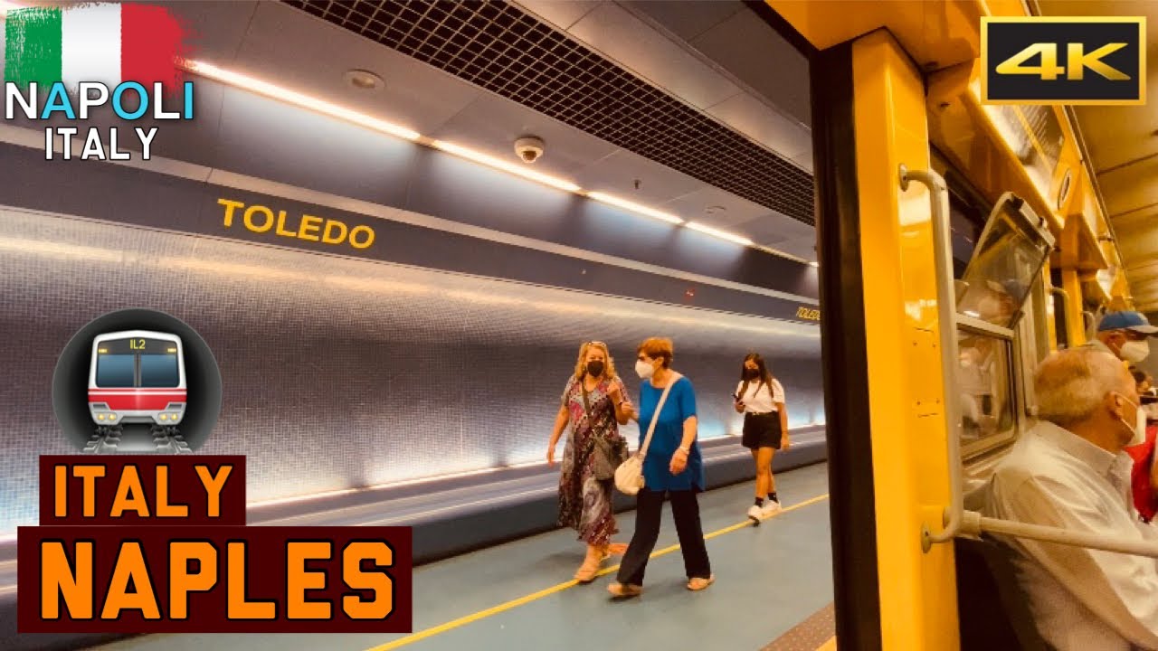 Naples Metro 🚇 Dante to Garibaldi - Napoli, Italia