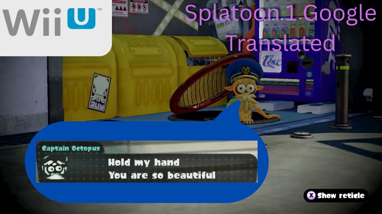 Splatoon 1 Story Mode google translated