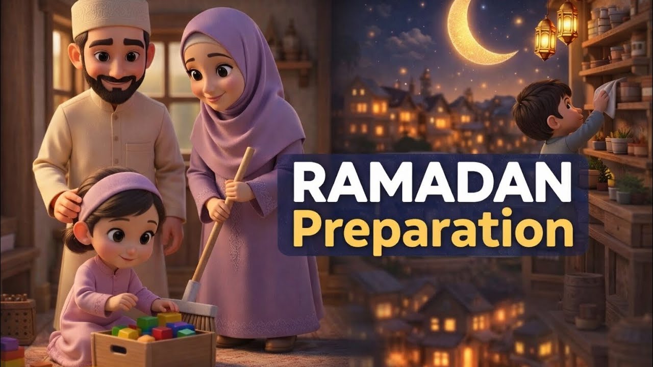 Ramadan Preparation | Deep Cleaning with Family | Miniature Village AI