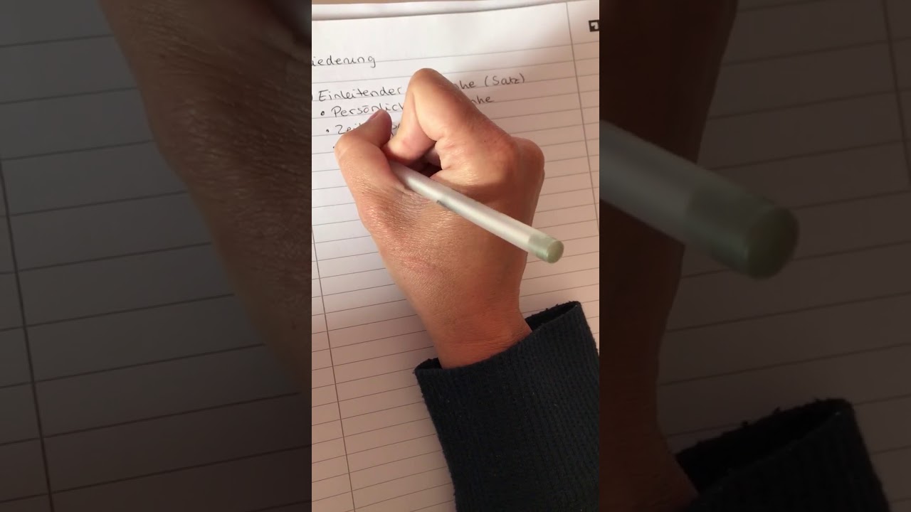 Gliederung anlegen, Erörterung