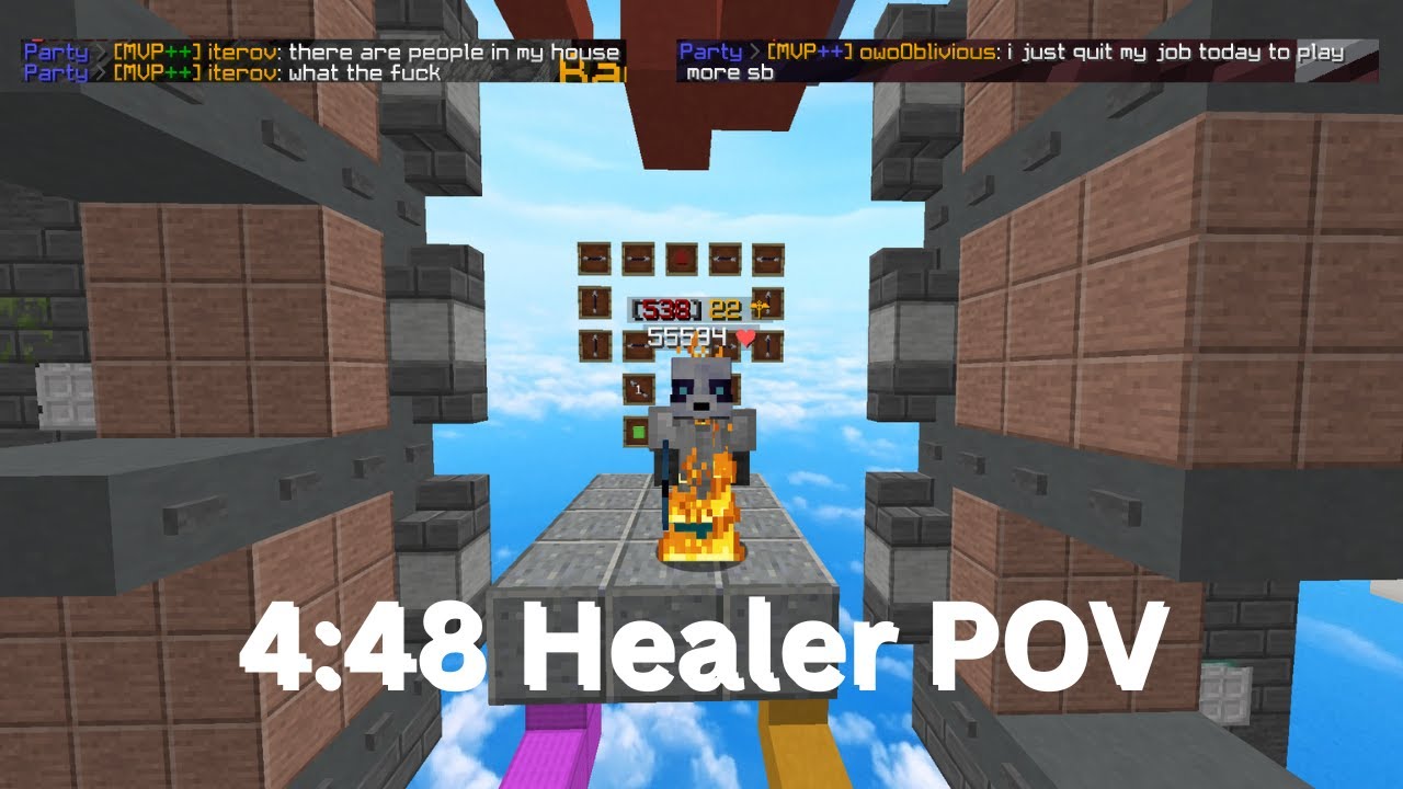 Casual 4:48 S+ Healer POV | Hypixel Skyblock