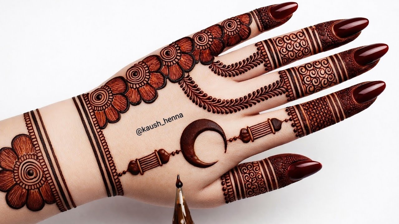 Eid special full hand mehndi design| Chand🌙✨Mehndi design|Eid special simple mehndi design| Eid 2026