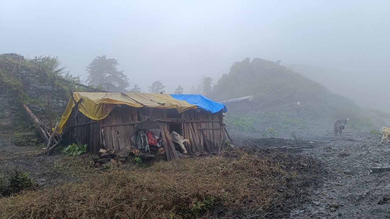 Best Rainy Village Compilation video Into Nepali Village||Best Life In Nepali Mountain Village||