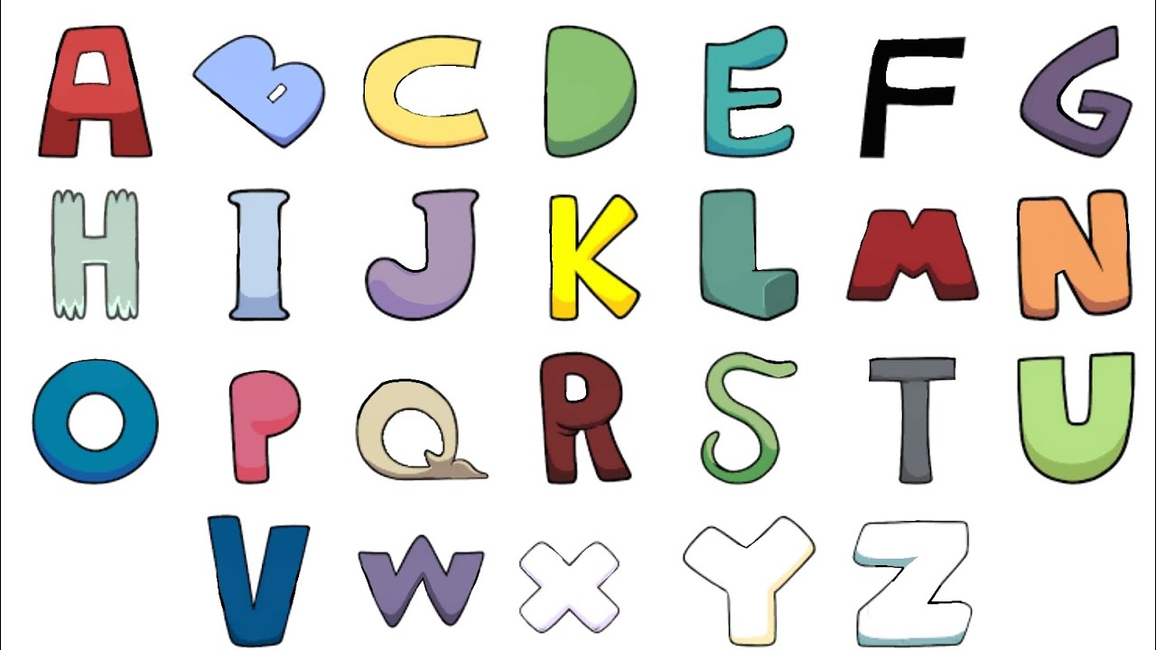 Alphabet Lore But Faceless Animations