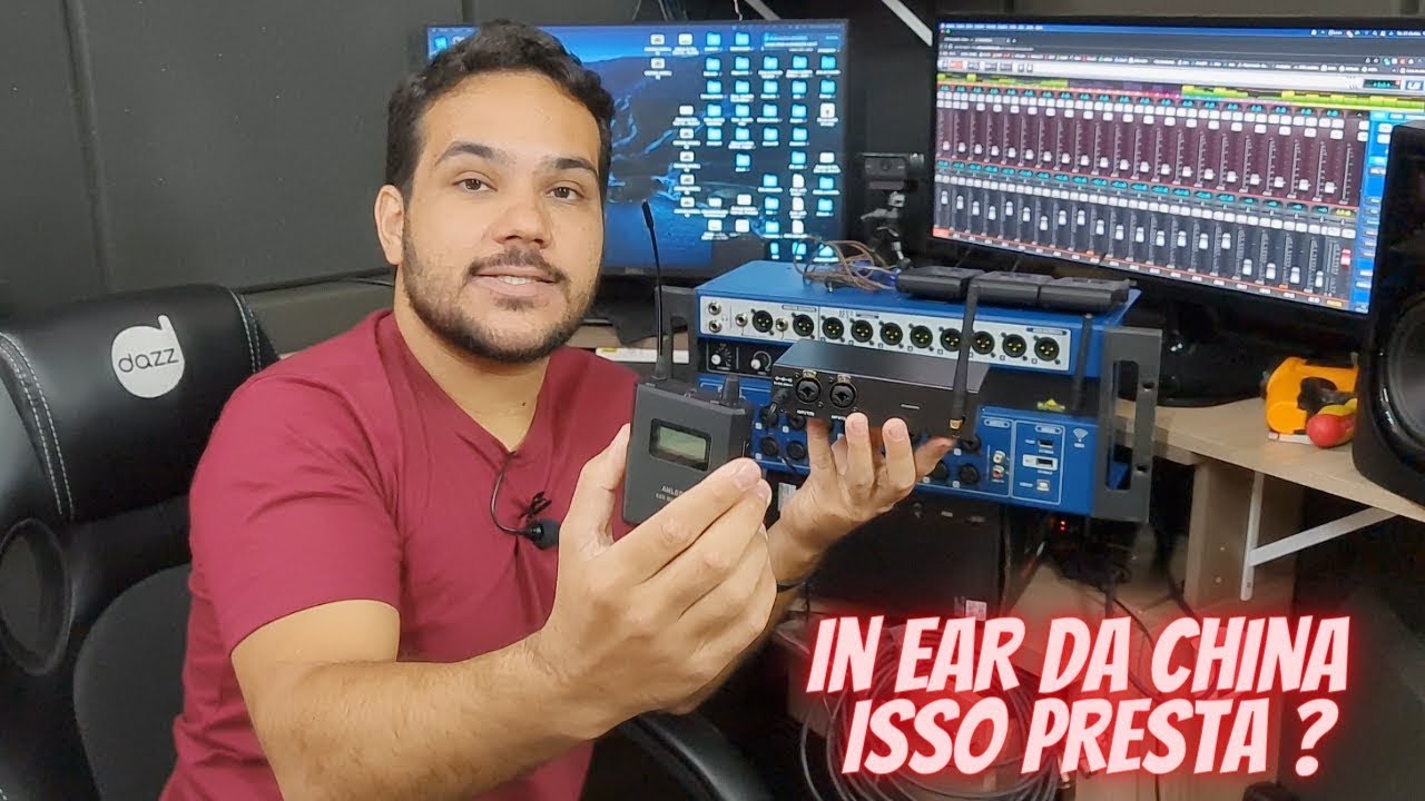 in-ear Anleon S2 - Monitor de palco do Aliexpress Estéreo-  Ligação Na prática