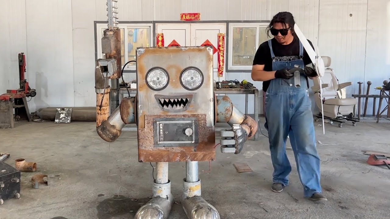 ENG) 自製看家機器人！Handmade Gatekeeper Robot!【手工耿Handy Geng】