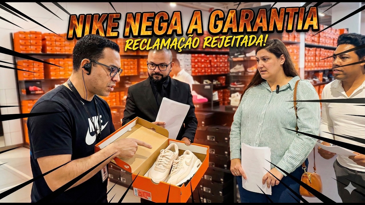 TÊNIS NOVO COM DEFEITO? VEJA A REAÇÃO DA NIKE AO PEDIDO DE TROCA!