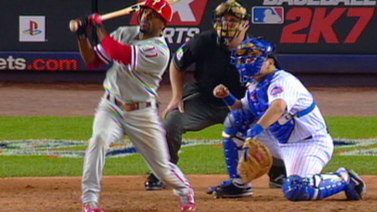 Rollins hits go-ahead home run in 7th