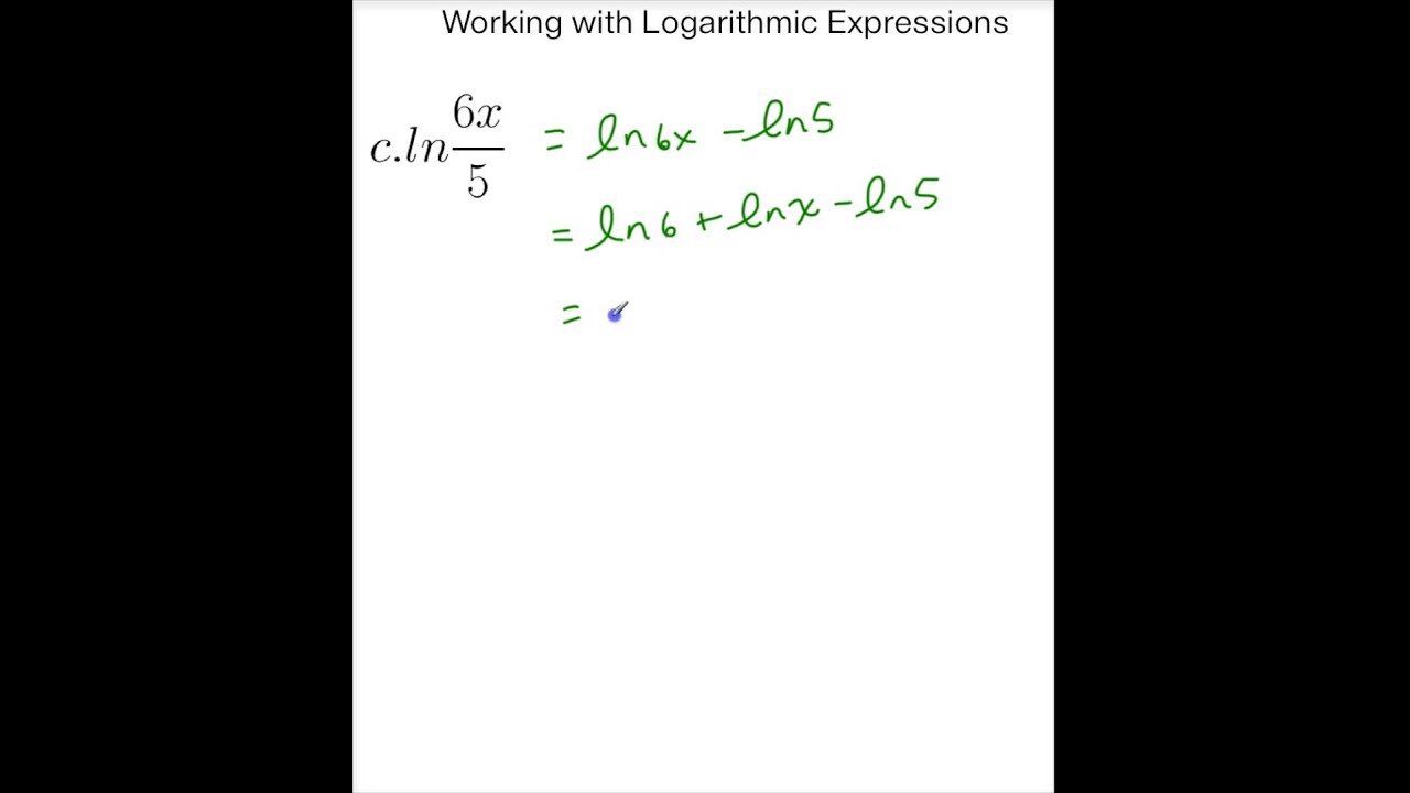 THS 5 1 2 Properties of Natural Logarithmic Function