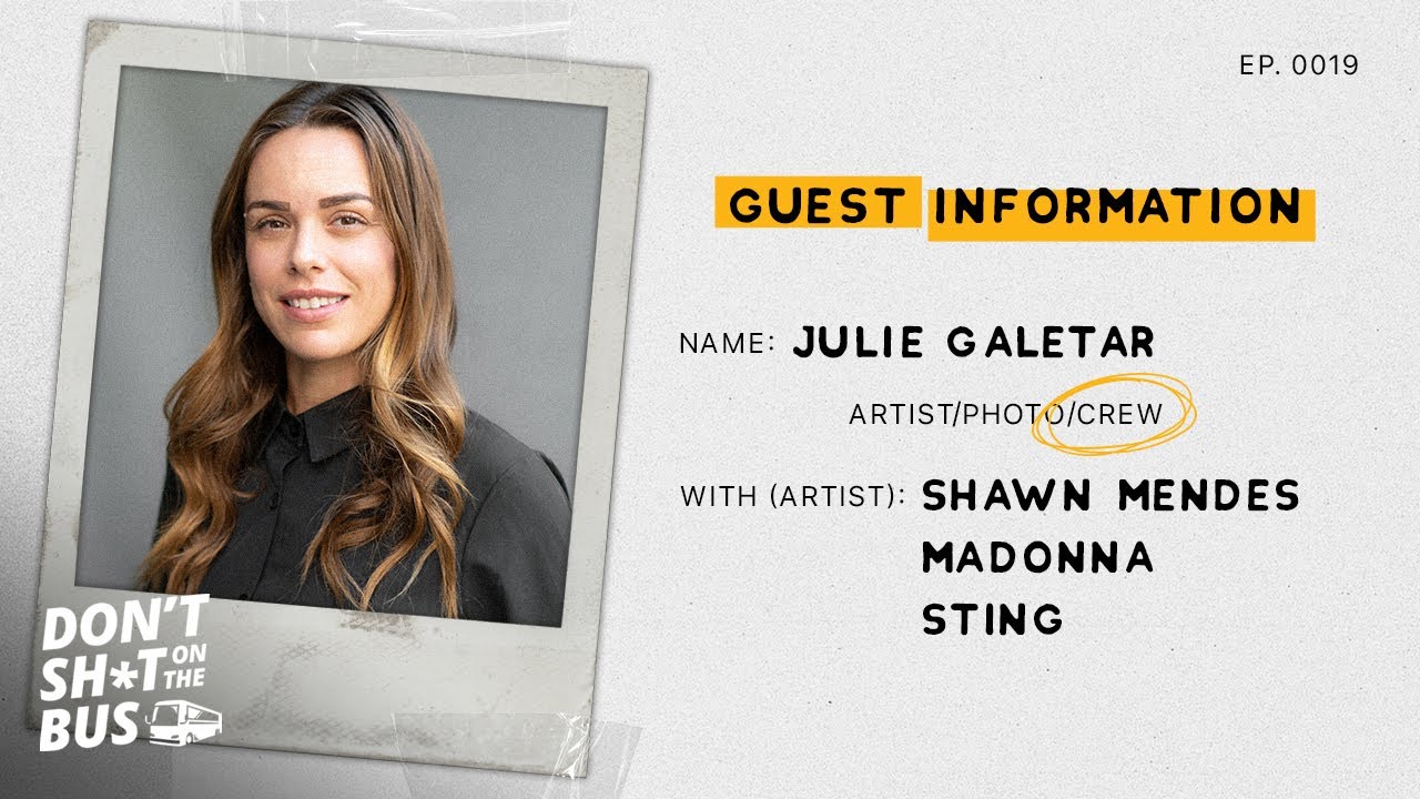 What Does A Production Coordinator Do On Tour? ft. Julie Galetar (Shawn Mendes, Madonna, Sting)