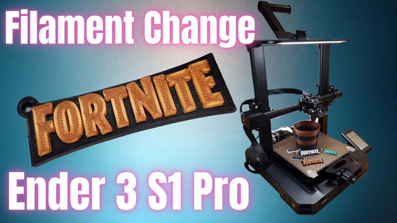 Ender 3 S1 Pro Mid-Print Filament Change - Now You Can!