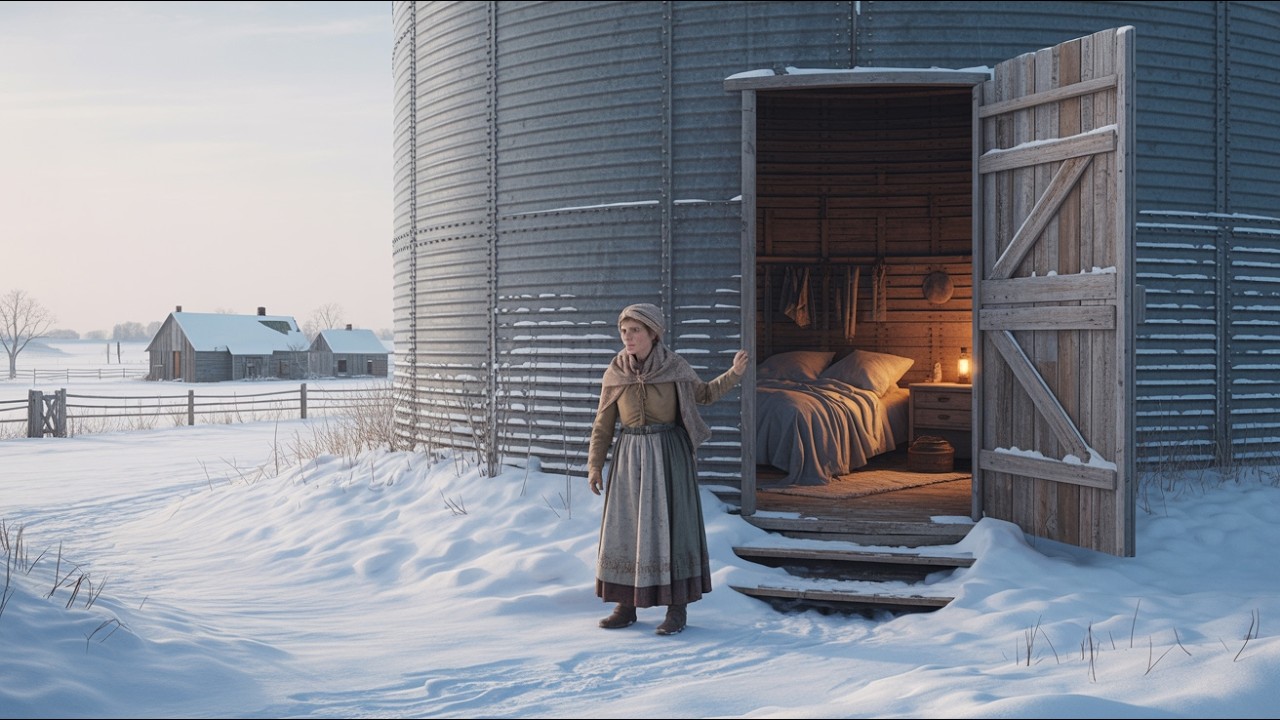Settlers Mocked the Widow for Living Inside a Grain Silo — Then the Storm Made It the Only Shelter