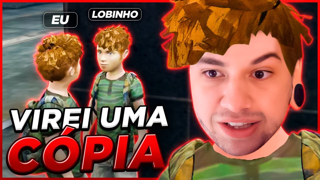 BRUNINHO SE TRANSFORMOU EM UM CLONE DO LOBINHO!