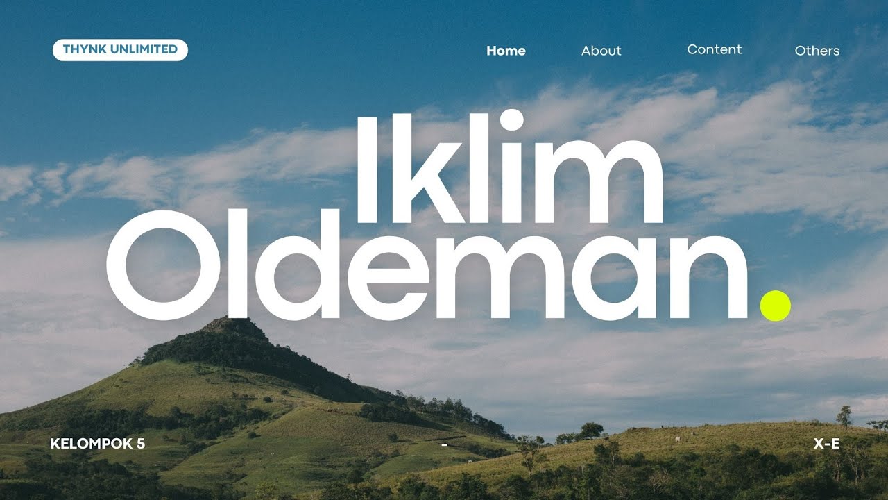 IKLIM OLDEMAN || SISTEM KLASIFIKASI IKLIM || GEOGRAFI