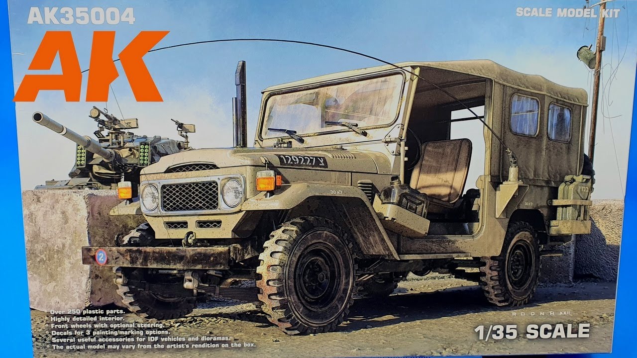 NEW! 1/35 FJ43 IDF by AK INTERACTIVE (video review)