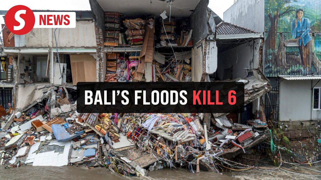 Floods in Indonesia's Bali kill at least six, officials say