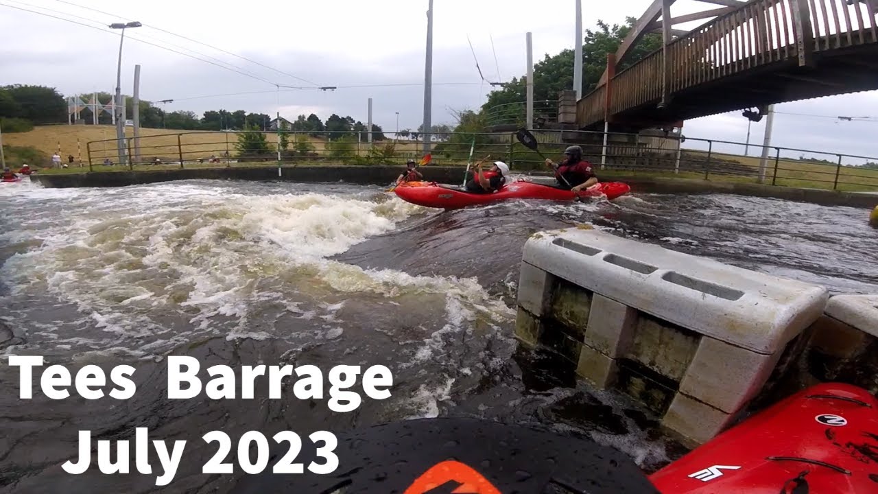 The Tees Barrage International Whitewater Course - Featuring the Duo, Rafts and Rolls