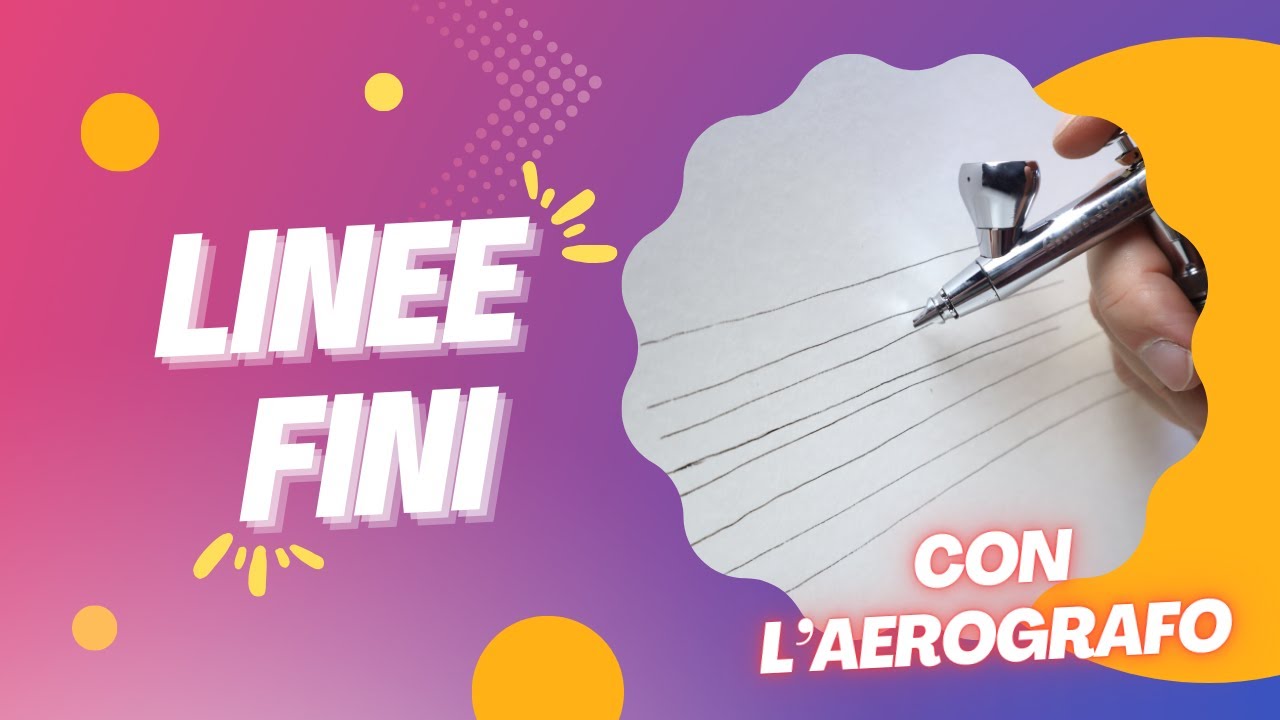 Come eseguire linee sottili con l'aerografo in modo perfetto!
