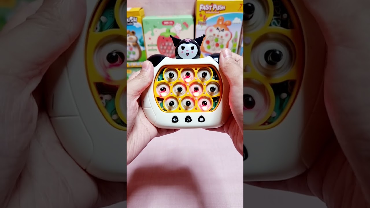 kuromi push pop it game console version 2 😆 #asmr  #pushpop #toys #popfidget #satisfying #popit
