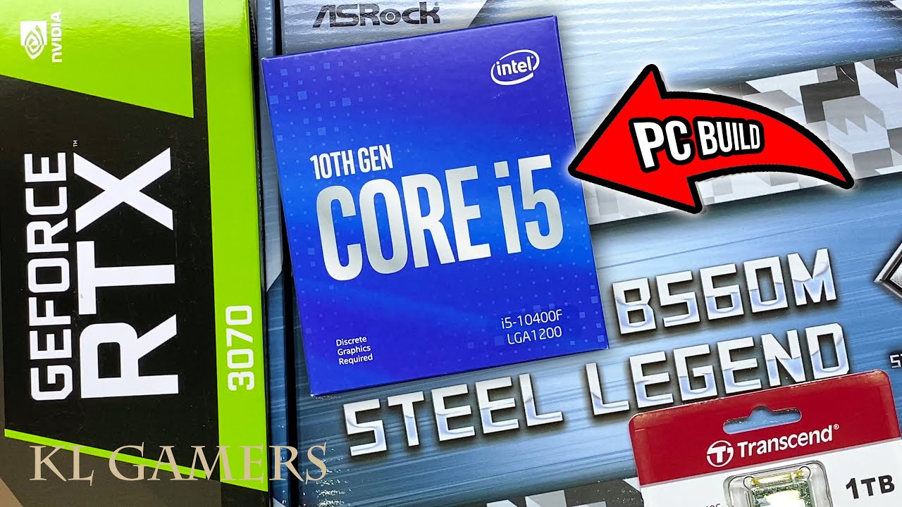 intel Core i5 10400F ASRock B560M STEEL LEGEND MSI RTX3070 GAMING X TRIO PC Build Benchmark