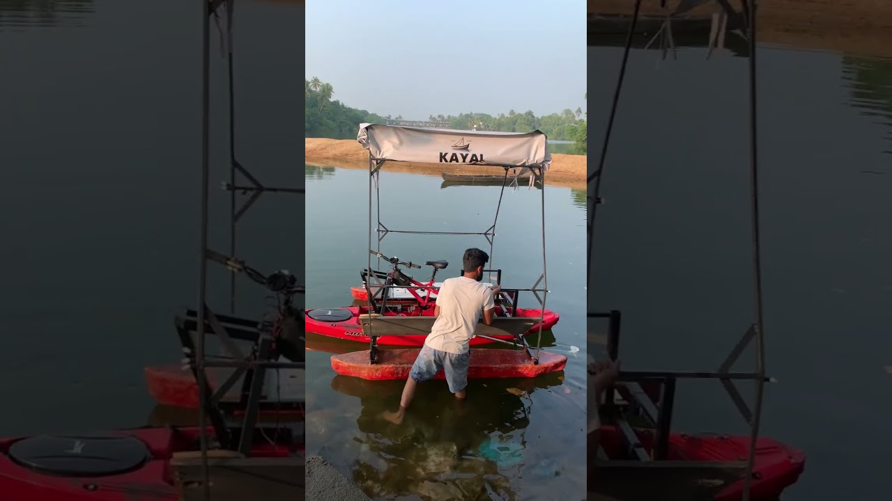 #011 - അവസാനഘട്ട പരീക്ഷണം | DIY Kayak-Catamaran final test ⛵️🛶 #boatlife