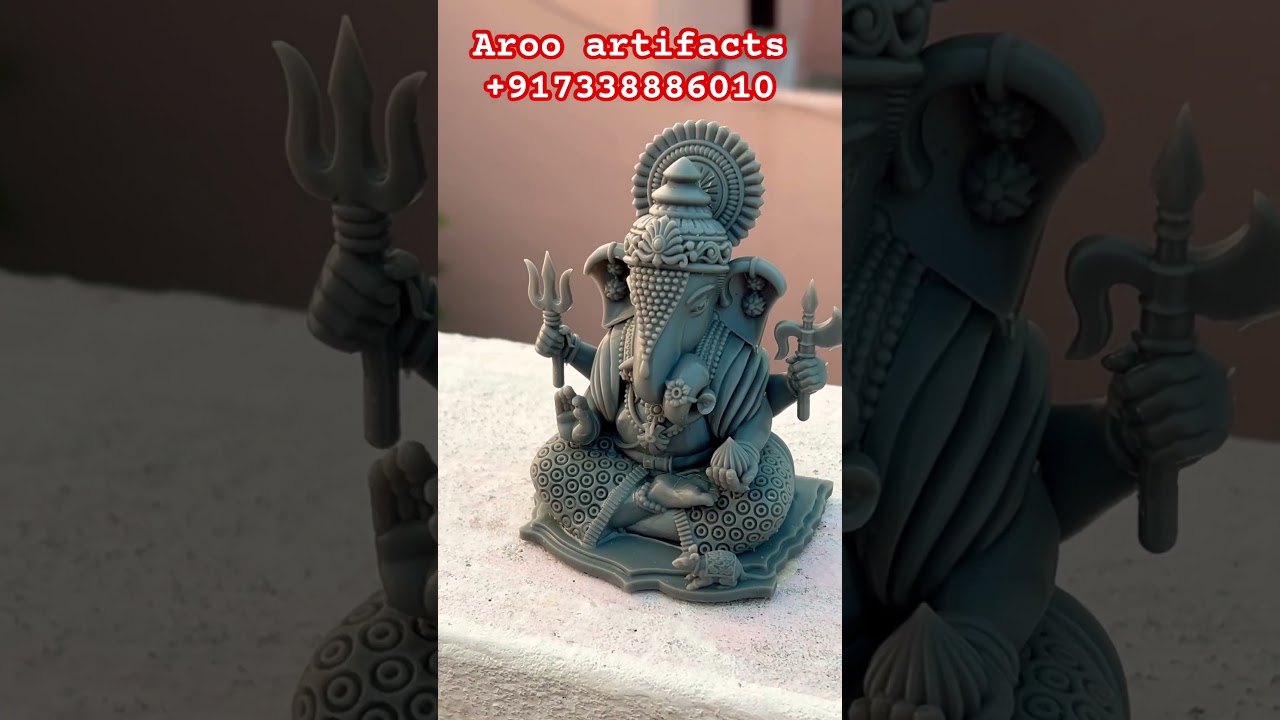 Ganesh ji model 3d printed in hd resin. Best 3d printer in Chennai #ganeshastatue #ganpati #god