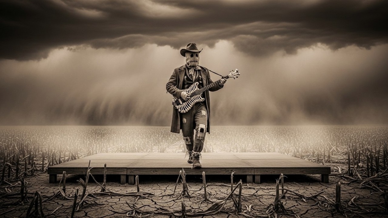 Moonlit Dust on the Old Trail | Dark Country Echoes from the Silent Horizon