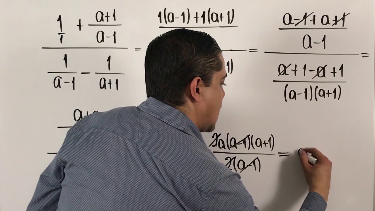 Simplificación de fracciones algebraicas complejas | TOX educación