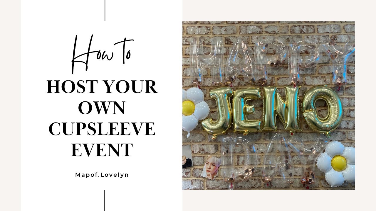 How to host a KPOP Cupsleeve Event | 2025